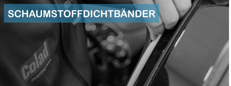 Schaumstoffdichtbänder